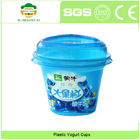 FDA ISO 삼각형 플라스틱 요구르트 컵 뚜껑이 있는 6Oz 아이스크림 컵