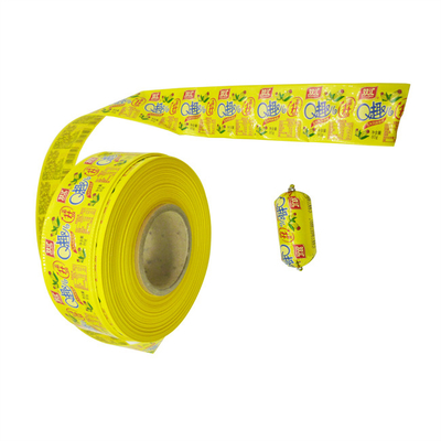 40mm 칼리버 로고 플렉소그래피 인쇄 플라스틱 소시지 껍질 소시지