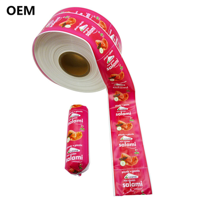 폴리아마이드 소시지 케이스 칼리버 60mm 맞춤 로고 플렉서그래피 인쇄 소시지 케이스
