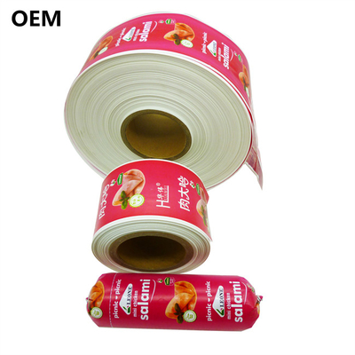 폴리아마이드 소시지 케이스 칼리버 60mm 맞춤 로고 플렉서그래피 인쇄 소시지 케이스