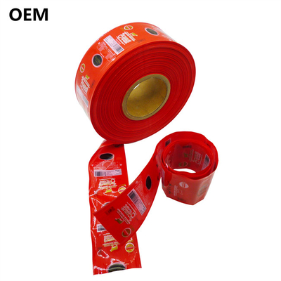 빨간색 합성 플라스틱 소시지 케이스 20mm-160mm