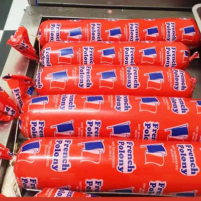 할랄 인증 맞춤 로고 플렉서그래피 인쇄 소시지 모르타델라용 케이스