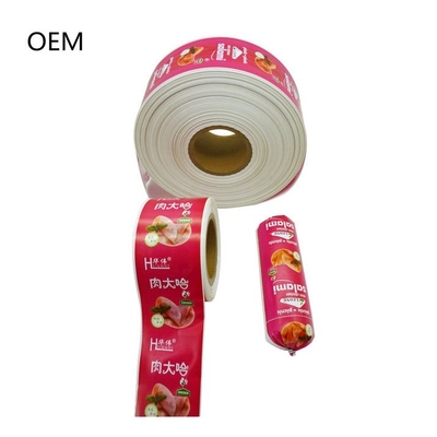 OEM 소시지 플라스틱 껍질 식품 등급 껍질 사용자 정의 색상 인쇄 로고 사용자 정의