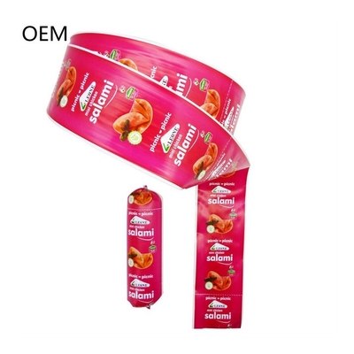 60mm 롤 소시지 컬러 케이스 냄새 없는 플라스틱 케이스 사용자 정의 플렉소그래피 인쇄 케이스