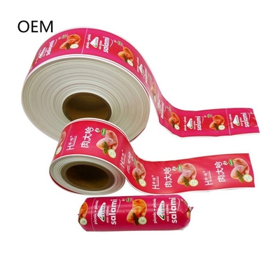 60mm 롤 소시지 컬러 케이스 냄새 없는 플라스틱 케이스 사용자 정의 플렉소그래피 인쇄 케이스