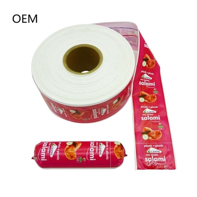 OEM 플렉소그래피 인쇄 사용자 지정 로고 소시지 포장 플라스틱 인체 안전 색상 인체