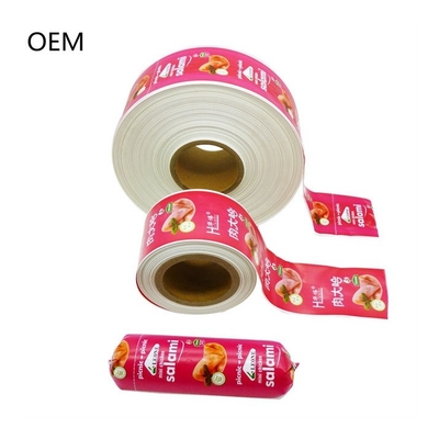 OEM 플렉소그래피 인쇄 사용자 지정 로고 소시지 포장 플라스틱 인체 안전 색상 인체