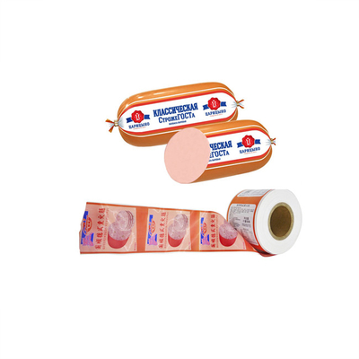 소시지 케이스 도매 다양한 색상 대용량 플렉서그래피 인쇄 플라스틱 인공 소시지 케이스