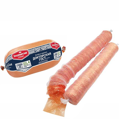 고열 저항성 플라스틱 소시지 포장 폴리아마이드 재료 칼리버 20mm-160mm