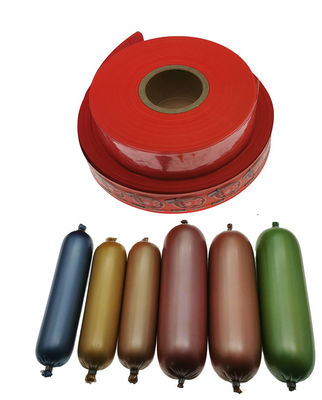 음식 급료 HALAL는 고기 소시지를 위한 주문을 받아서 만들어진 로고에 의하여 인쇄되는 나일론 소시지 케이싱을 증명했습니다