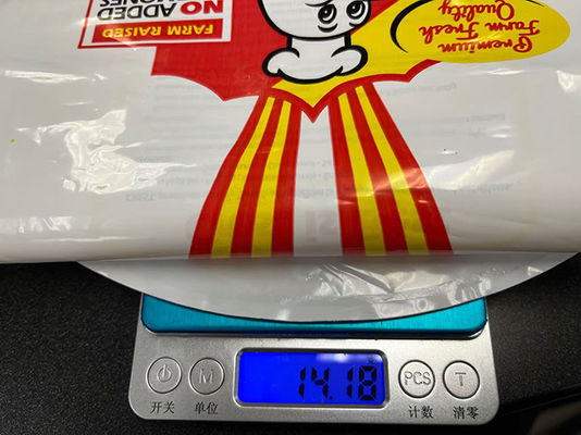 도매 백색 색깔에 의하여 주문을 받아서 만들어지는 로고 인쇄 냉동 닭 부대