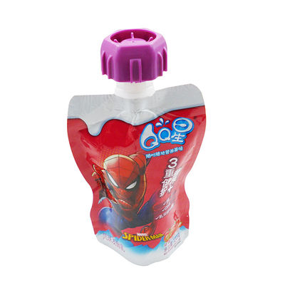 Kingred 맞춤형 로고 금속화 식품 음료 포장용 스탠드업 스파우트 파우치