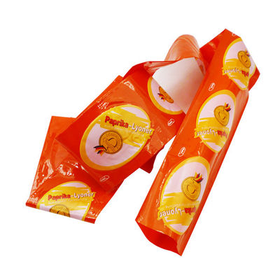 폴리아미드 플라스틱 소시지 케이싱을 요리하는 주문을 받아서 만들어진 로고에 의하여 인쇄되는 증기