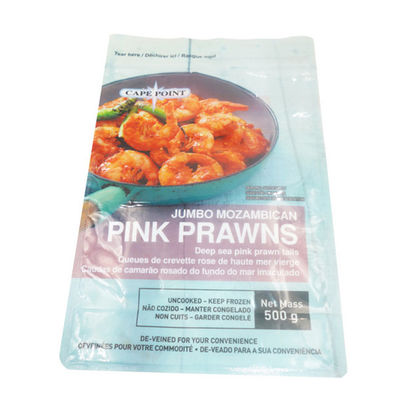 냉동 새우를 위한 식품 포장 재료 Resealable 나일론 Doypack 부대를 밀봉하는 8개의 측