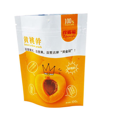 말린 과일 식품 포장 재료 100g 애완 동물 VMPET는 지퍼 부대를 위로 서 있습니다